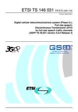 Preview ETSI TS 146031-V4.0.0 31.3.2001
