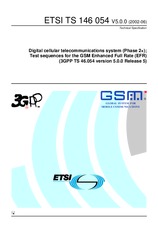 Standard ETSI TS 146054-V5.0.0 30.6.2002 preview