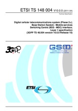 Standard ETSI TS 148004-V10.0.0 4.4.2011 preview