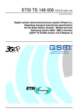 Standard ETSI TS 148006-V4.0.0 21.5.2001 preview