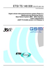 Standard ETSI TS 148008-V4.4.0 15.5.2001 preview
