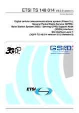 Standard ETSI TS 148014-V8.0.0 26.1.2009 preview