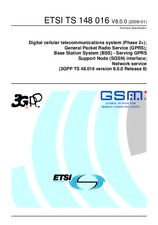 Standard ETSI TS 148016-V8.0.0 26.1.2009 preview