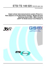 Standard ETSI TS 148020-V4.0.0 31.3.2001 preview