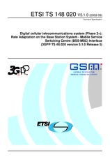 Standard ETSI TS 148020-V5.1.0 30.9.2002 preview