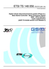 Standard ETSI TS 148056-V4.0.0 21.5.2001 preview