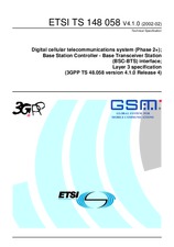 Standard ETSI TS 148058-V4.1.0 26.2.2002 preview