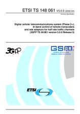 Standard ETSI TS 148061-V5.0.0 30.4.2002 preview