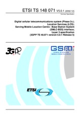 Preview ETSI TS 148071-V5.0.0 30.9.2002