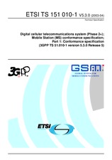 Standard ETSI TS 151010-1-V5.3.0 30.4.2003 preview