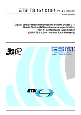 Standard ETSI TS 151010-1-V8.4.0 18.2.2010 preview