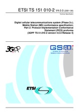 Standard ETSI TS 151010-2-V4.0.0 30.4.2001 preview