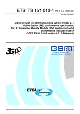 Standard ETSI TS 151010-4-V4.11.0 6.2.2009 preview