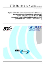 Standard ETSI TS 151010-4-V4.16.0 18.10.2010 preview