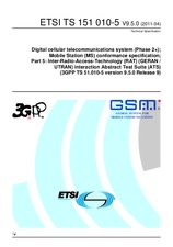 Standard ETSI TS 151010-5-V9.5.0 19.4.2011 preview
