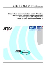 Standard ETSI TS 151011-V4.1.0 18.9.2001 preview