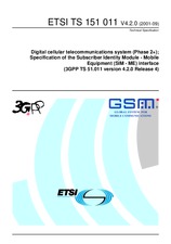 Standard ETSI TS 151011-V4.2.0 30.9.2001 preview