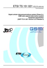Standard ETSI TS 151021-V5.2.0 28.2.2003 preview
