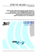 Standard ETSI TS 155205-V7.0.0 25.6.2007 preview