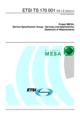 Standard ETSI TS 170001-V3.1.2 11.1.2005 preview