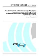 Standard ETSI TS 182009-V2.1.1 24.10.2008 preview