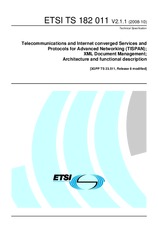 Standard ETSI TS 182011-V2.1.1 17.10.2008 preview