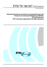Preview ETSI TS 182027-V2.0.0 5.2.2008