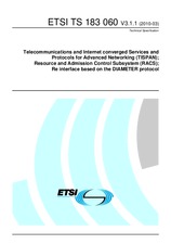 Standard ETSI TS 183060-V3.1.1 1.3.2010 preview