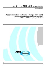 Preview ETSI TS 183063-V2.4.2 17.6.2009