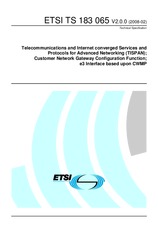 Preview ETSI TS 183065-V2.0.0 26.2.2008