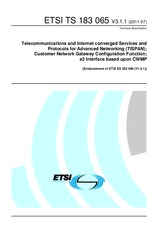Preview ETSI TS 183065-V3.1.1 22.7.2011