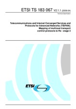 Standard ETSI TS 183067-V2.1.1 17.4.2009 preview