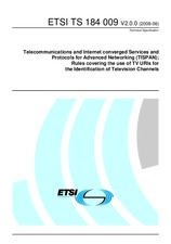 Standard ETSI TS 184009-V2.0.0 19.6.2008 preview