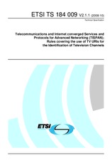 Standard ETSI TS 184009-V2.1.1 22.10.2008 preview