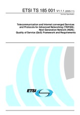 Standard ETSI TS 185001-V1.1.1 24.11.2005 preview
