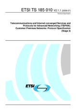 Standard ETSI TS 185010-V2.1.1 3.7.2009 preview