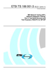 Standard ETSI TS 186001-3-V2.2.1 9.11.2010 preview
