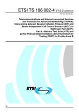Standard ETSI TS 186002-4-V1.0.0 11.4.2008 preview