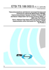 Standard ETSI TS 186002-5-V1.1.1 17.6.2010 preview