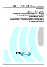 Standard ETSI TS 186005-3-V2.2.1 29.10.2010 preview