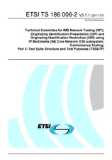 Preview ETSI TS 186006-2-V3.1.1 20.7.2011