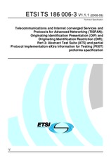 Preview ETSI TS 186006-3-V1.1.1 5.9.2008