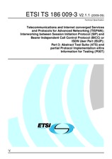 Standard ETSI TS 186009-3-V2.1.1 25.9.2009 preview
