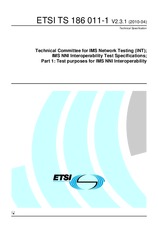 Standard ETSI TS 186011-1-V2.3.1 9.4.2010 preview