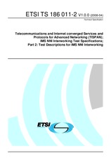 Standard ETSI TS 186011-2-V1.0.0 15.4.2008 preview