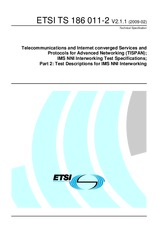 Standard ETSI TS 186011-2-V2.1.1 10.2.2009 preview