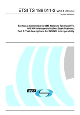Standard ETSI TS 186011-2-V2.3.1 9.4.2010 preview