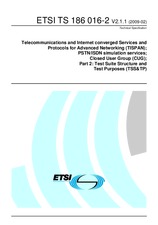Standard ETSI TS 186016-2-V2.1.1 3.2.2009 preview