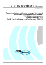 Standard ETSI TS 186016-2-V2.2.1 20.7.2009 preview
