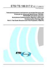Standard ETSI TS 186017-2-V2.1.1 20.7.2009 preview